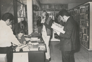Librería de Av. Universidad en los 70